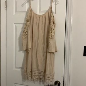 Off the shoulder lace dress